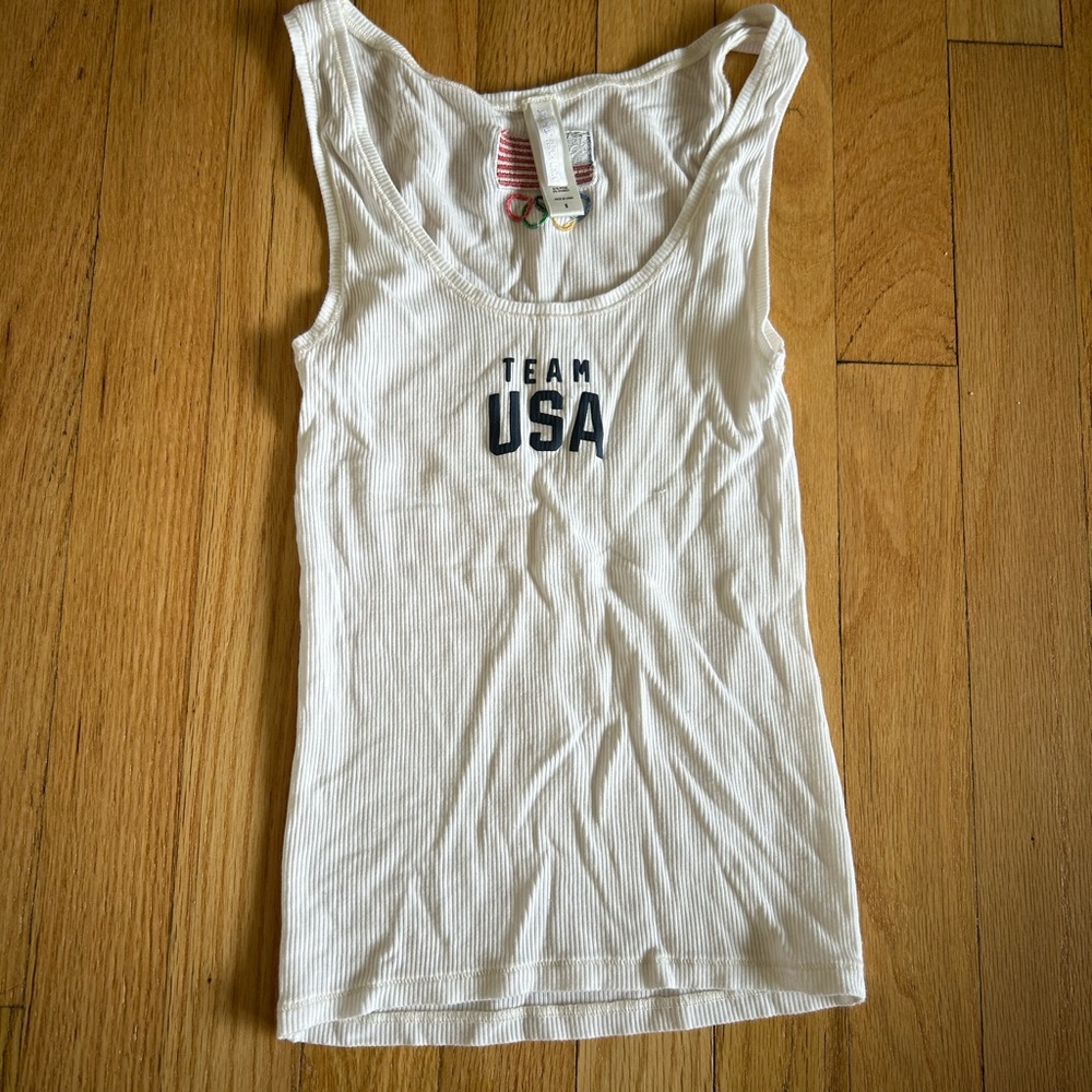 SKIMS White Team USA Tank Top